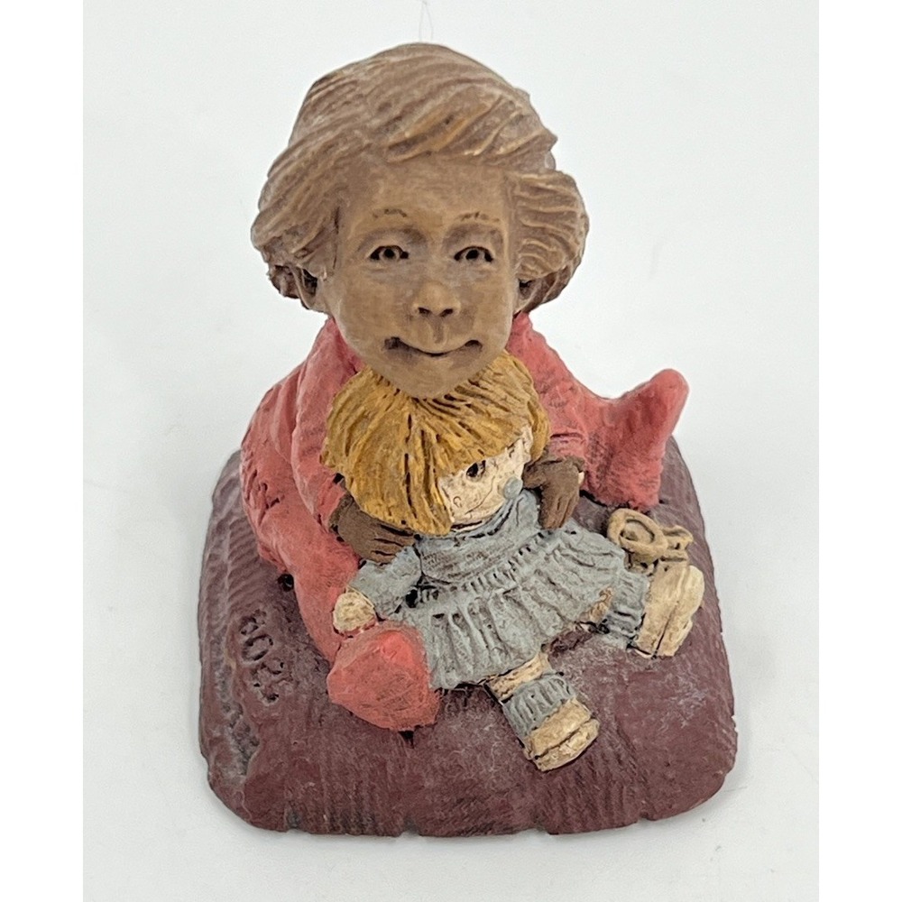 Lee Sievers Baby Girl Figurine Cairn Studios Girl Holding Doll Tom Clark